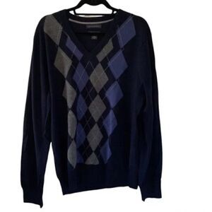 Banana Republic Men’s Fine Merino Wool VNeck Sweater size L